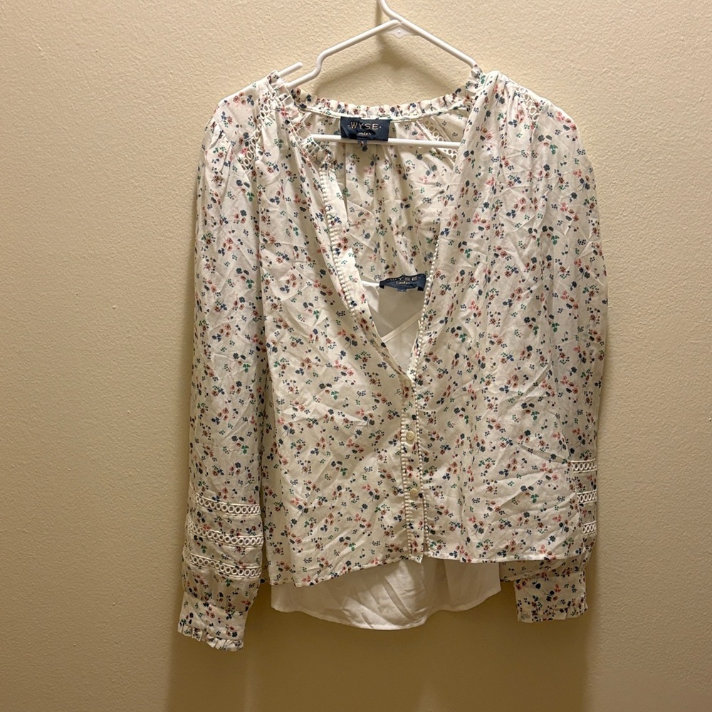 WYSE London floral blouse